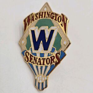 Vintage 1991 Washington Senators Crest Lapel Pin MLB Major Baseball Collection